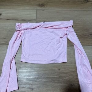 WhiteFox Pink Off-Shoulder Women's Top